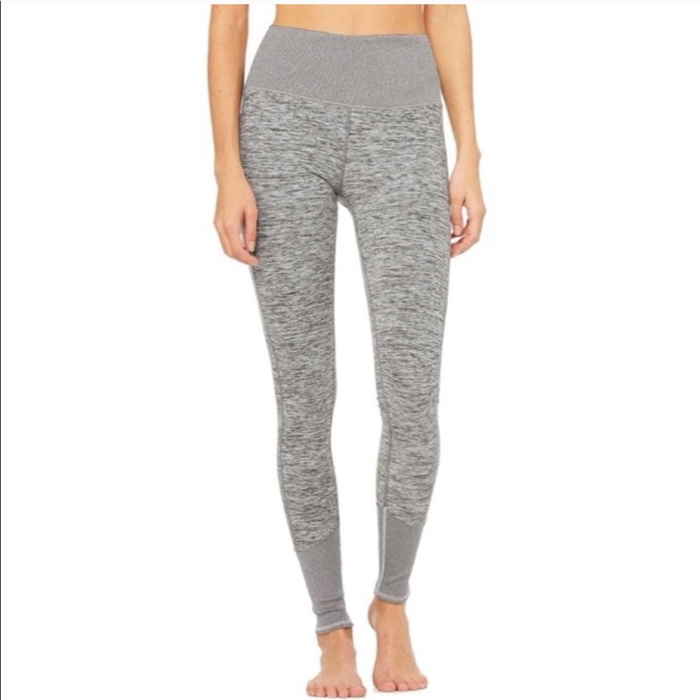 All Yoga High-Waist Alosoft Lounge gray Legging